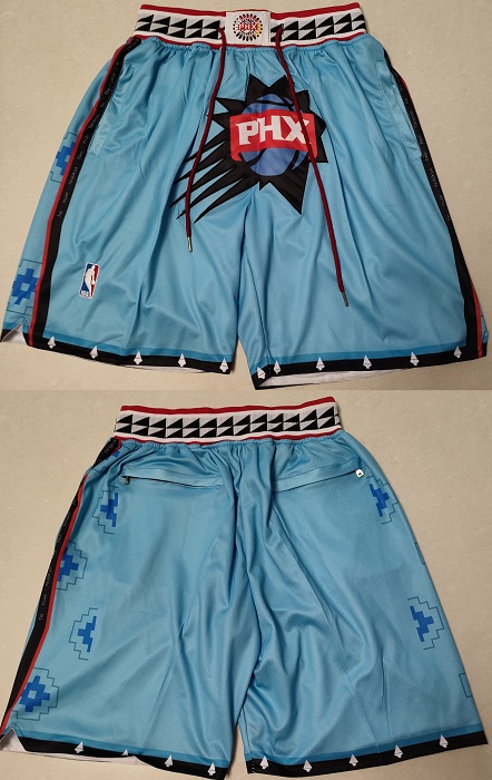 Men's Phoenix Suns Blue Shorts (Run Small)